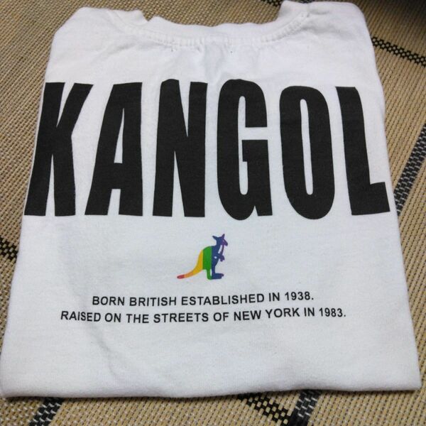 KANGOLレインボーカラー　厚手布地　Tシャツ