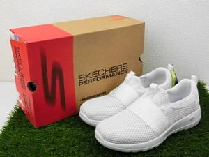 【未使用】 レディース スケッチャーズ SKECHERS GO WALK JOY-LIGHT SMILE スニーカー ホワイト 23.5cm 【1061】