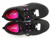 【訳あり未使用】SKECHERS GO WALK AIR 2.0 反発性◎ 軽量 クッショニングウォーキングシューズ 左24cm 右23cm BKHP 定価9,790円【1155】_画像3