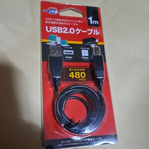 イーサプライズ　USB2.0ケーブル　1m 480Mbps 未開封品
