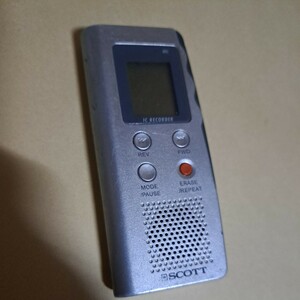  breakdown goods junk part removing SCOTT DVR-42 voice recorder IC recorder digital audio player body only 