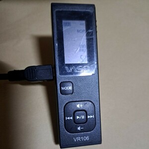  battery defect breakdown goods junk part removing VASO VR106 voice recorder IC recorder digital audio player body only 