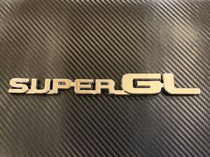 スーパーGL　エンブレム　ハイエース　レジアスエース　１００系　200系　社外汎用　送料無料