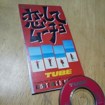 #8cmCD【TUBE 『恋してムーチョ』】1994年　送料無料、返金保証 ※表紙破れ_画像1