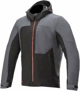 4XLサイズ - ブラック/グレー/レッド - ALPINESTARS アルパインスターズ Stratos v2 Techshell Drystar ジャケット