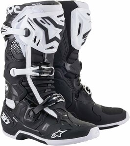 US 13 - ブラック/ホワイト - ALPINESTARS アルパインスターズ Tech 10 ブーツ