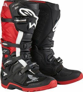 US 9 - ブラック/レッド - ALPINESTARS アルパインスターズ Tech 7 エンデューロ Drystar ブーツ