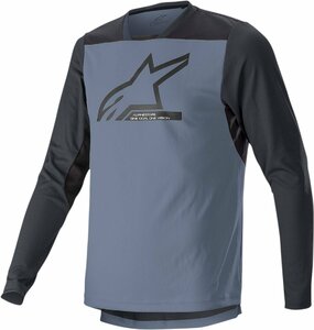 2xl Size -Black/Grey -Alpinestars Alpine Stars Bicycle Drop 6.0 V2 Джерси с длинным рукавом