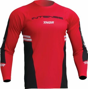 L Size -Red/Black -Ther To Intense Assist Assist Berm Becycle Jersey с длинным рукавом