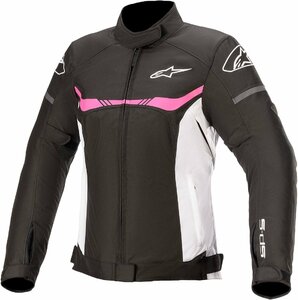 XLサイズ - ブラック/ホワイト - ALPINESTARS アルパインスターズ Stella 女性用 T-SPS ジャケット