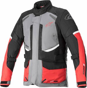 3XLサイズ - グレー/ブラック/レッド - ALPINESTARS アルパインスターズ Andes v3 ジャケット