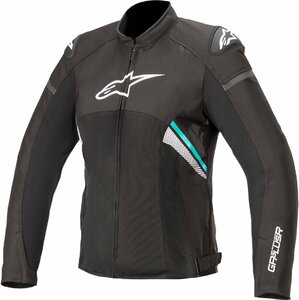 2XLサイズ - ブラック/ホワイト/Teal - ALPINESTARS アルパインスターズ Stella 女性用 T-GP プラス R v3 Air ジャケット