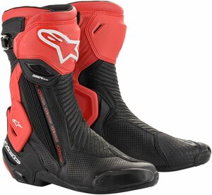 US 10.5 / EU 45 - ブラック/レッド - ALPINESTARS アルパインスターズ SMX Plus ベンテッド ブーツ