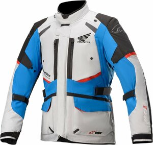 XLサイズ - グレー/ブルー/レッド - ALPINESTARS アルパインスターズ Honda Andes v3 Drystar ジャケット