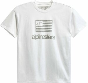 Lサイズ - ホワイト - ALPINESTARS アルパインスターズ Flag Tシャツ