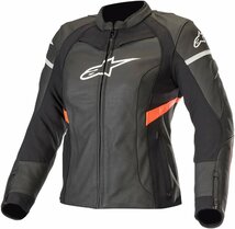 サイズ US 4 / EU 40 - ブラック/レッド - ALPINESTARS アルパインスターズ Stella 女性用 Kira レザー ジャケット_画像1