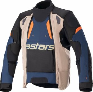 XLサイズ - ブルー/ブラック/オレンジ - ALPINESTARS アルパインスターズ Halo Drystar ジャケット