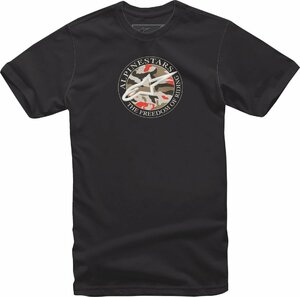 2XLサイズ - ブラック - ALPINESTARS アルパインスターズ Dot カモ Tシャツ
