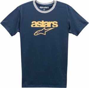 Mサイズ - ネイビー/ヘザーグレー - ALPINESTARS アルパインスターズ Match Tシャツ