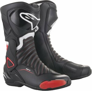 US 12 / EU 47 - ブラック/レッド - ALPINESTARS アルパインスターズ SMX-6 v2 ブーツ