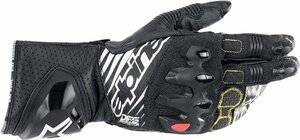 Sサイズ - ブラック/ホワイト - ALPINESTARS アルパインスターズ GP Tech v2 グローブ