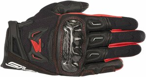 Sサイズ - ブラック/レッド - ALPINESTARS アルパインスターズ Honda SMX-2 Air Carbon V2 グローブ