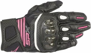 XSサイズ - ブラック/フーシャ - ALPINESTARS アルパインスターズ 女性用 Stella SPX Air Carbon V2 グローブ