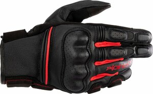 2XLサイズ - ブラック/ブライトレッド - ALPINESTARS アルパインスターズ Phenom レザー グローブ