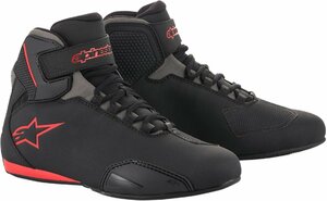 US 10.5 - ブラック/グレー/レッド - ALPINESTARS アルパインスターズ Sektor シューズ