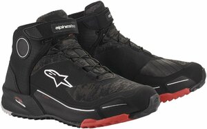 US 10.5 -Black Duck/Red -Alpine Stars Cr -x Drystar Riding Shoes