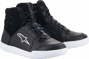 US 9.5 - ブラック/ホワイト - 防水 - ALPINESTARS アルパインスターズ Chrome 防水 シューズ