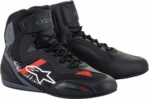 US 12,5 -Black/Grey/Red -Alpinestars Alpine Stars быстрее -3 Rideknit обувь