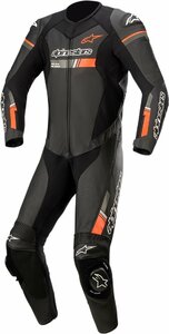 サイズ US 44 / EU 54 - ブラック/レッドフローレセント - ALPINESTARS アルパインスターズ GP Force Chaser 1ピース レザー スーツ