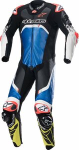  size US 48 / EU 58 - black / blue / yellow flow re cent - ALPINESTARS Alpine Stars GP Tech suit v4