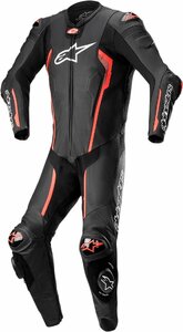 サイズ US 44 / EU 54 - ブラック/レッドフローレセント - ALPINESTARS アルパインスターズ Missile v2 1ピース スーツ