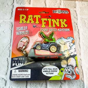 未開封 ビンテージ RATFINK ラットフィンク チョロQ タイプ 〈検索: モーター系 カスタムカー カスタムバイク mooneyes ムーンアイズ〉