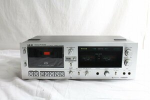 【12jP12146F】★AKAI★アカイ★GXC-735D★カセットデッキ★オーディオ機器★ステレオ★QUICK REVERSE★クイックリバース★現状品