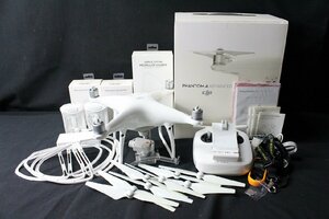 【12qP01156F】★PHANTOM4★ファントム★ADVANCED★DJI★ドローン★ケース付き★プロペラ★コントローラー★送信機★撮影★空撮★現状品