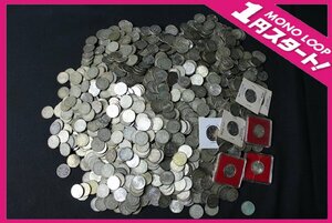 【6m古12004E】★1円スタート★100円銀貨★約7㎏★大量おまとめ★昭和★記念硬貨★銀貨★東京オリンピック★鳳凰★稲穂★百円★現状品