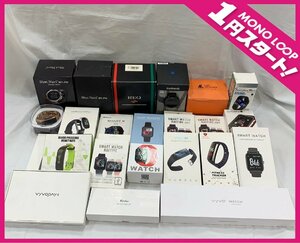 【10CI光12005E】1円スタート★腕時計★スマートウォッチ★SMART WATCH★まとめ★フィットネス★Vyvo★ゴルフ★総重量約3㎏★充電器