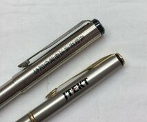 【6HSプ12010E】１円スタート★パーカー★PARKER★シルバー★メタリック★企業名入り★ボールペン★箱付き★まとめ★筆記確認済み★筆記具_画像6