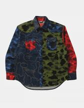 BAPE × LEVI’s デニムシャツ★エイプ ape リーバイス_画像1