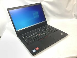 お宝アキバ/中古動作品7日保証 AC付属 Wi-Fi カメラ 充電99%5h ThinkPad E490 14.0型 Win10H64 Core i7-8565U メモリ16 SSD512 梱80 小8569