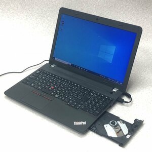 お宝アキバ/中古動作品7日保証 ThinkPad E550 15.6型 Core i3-4005U Win10Pro未認証 HDD500 メ8 充電不可 梱100 大0536