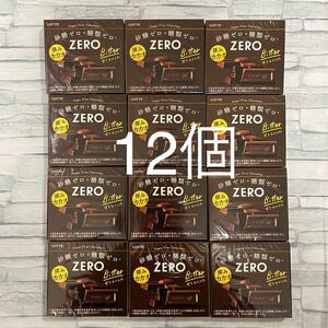 ロッテ ゼロ ビター チョコレート 12箱セット　LOTTE ZERO 砂糖ゼロ 糖類ゼロ シュガーフリー 深みカカオ 糖質制限 ダイエット