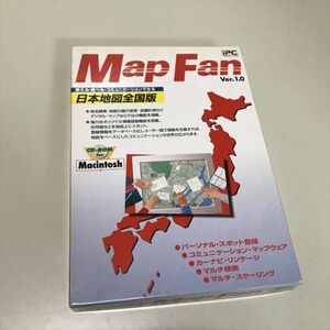 Z10726 ◆Map Fan Ver.1.0 日本地図全国版 Windows PCソフト