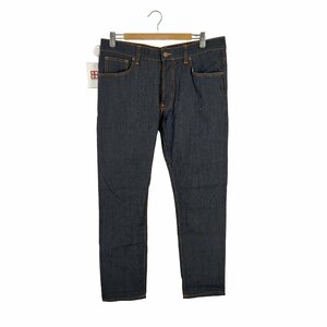 Nudie Jeans(ヌーディージーンズ) テーパード デニムパンツ メンズ 34x32 中古 古着 0746