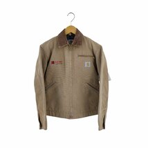 Carhartt(カーハート) 企業ロゴ 裏地ブランケット デトロイトジャケット メンズ US：36 中古 古着 0323_画像1