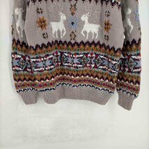 USED古着(ユーズドフルギ) KNIT STUDIO Lamode Mugi ノルディック柄ニッ 中古 古着 0305_画像4