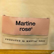 Martine rose(マーティンローズ) 胸ロゴ コットン レギュラーシャツ メンズ import：M 中古 古着 0311_画像6